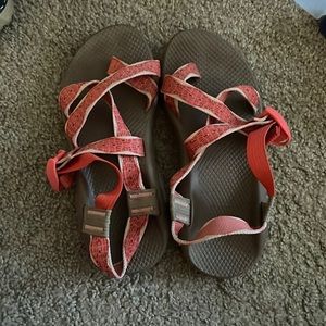 Gently worn chaco sandals. Comfortable.